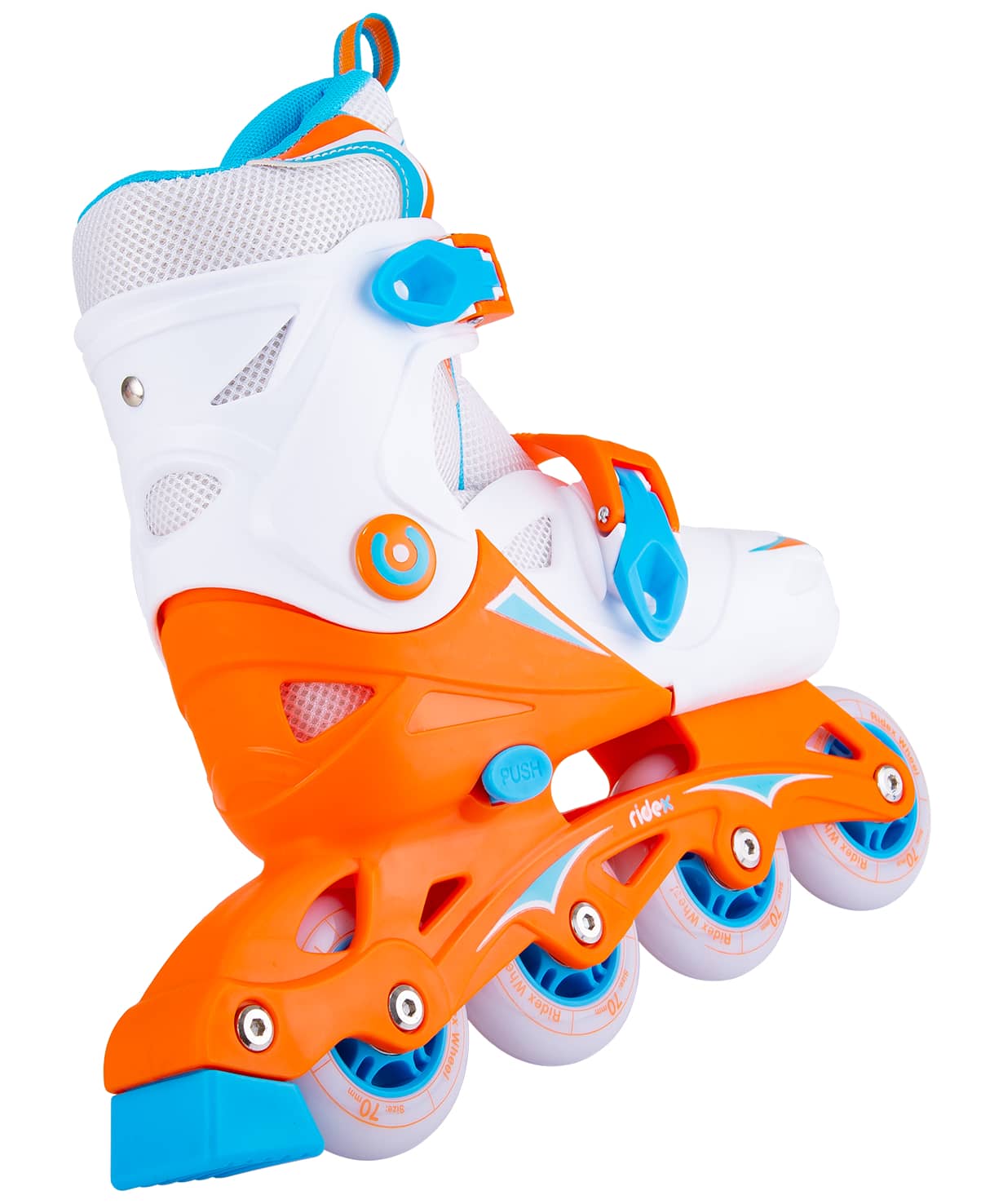 Ролики раздвижные Ridex Cricket Orange, пластиковая рама купить в Минске. Ролики раздвижные Ridex Cricket Orange, пластиковая рама купить в Минске.