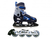 Коньки для хоккея,  раздвижные VIMPEX SPORT PW-223A-1 (синие) на алюминиевой раме со съемным лезвием купить в Минске. Коньки для хоккея,  раздвижные VIMPEX SPORT PW-223A-1 (синие) на алюминиевой раме со съемным лезвием купить в Минске.