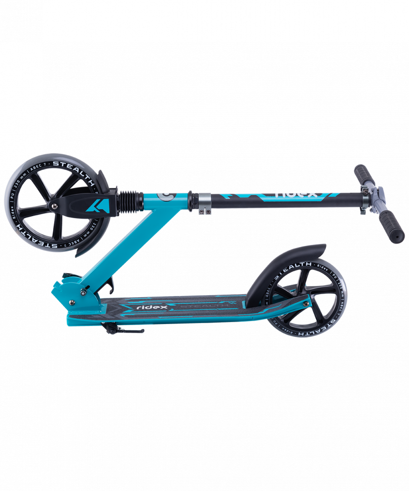 Самокат Ridex Stealth 230/200 мм - Голубой купить в Минске. Самокат Ridex Stealth 230/200 мм - Голубой купить в Минске.