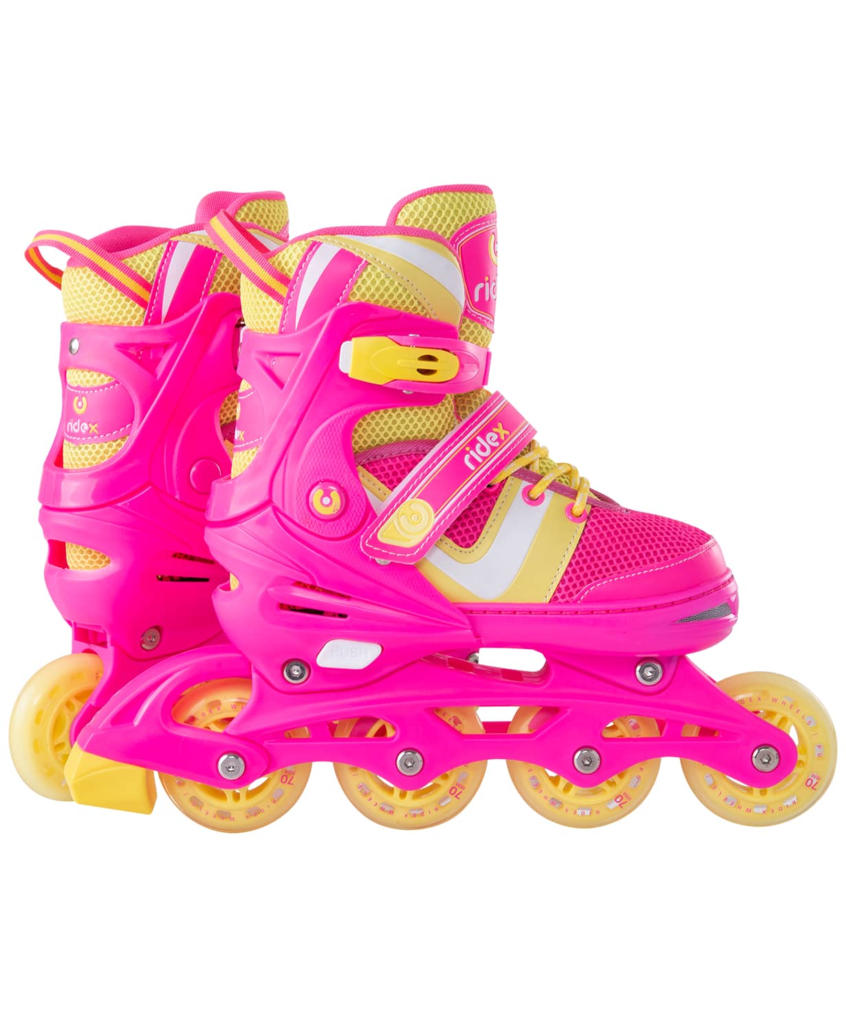 Ролики раздвижные Ridex Wing Pink, пластиковая рама купить в Минске. Ролики раздвижные Ridex Wing Pink, пластиковая рама купить в Минске.