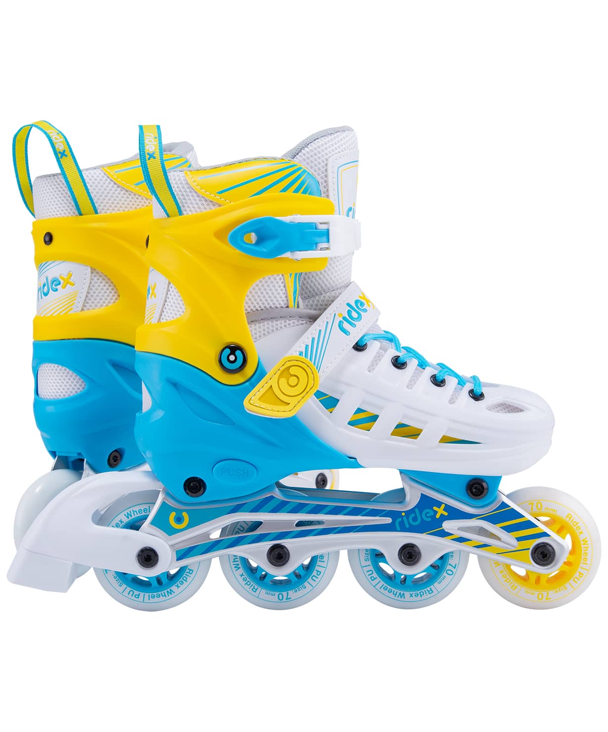 Ролики раздвижные Ridex Twist Yellow (алюминиевая рама) купить в Минске. Ролики раздвижные Ridex Twist Yellow (алюминиевая рама) купить в Минске.