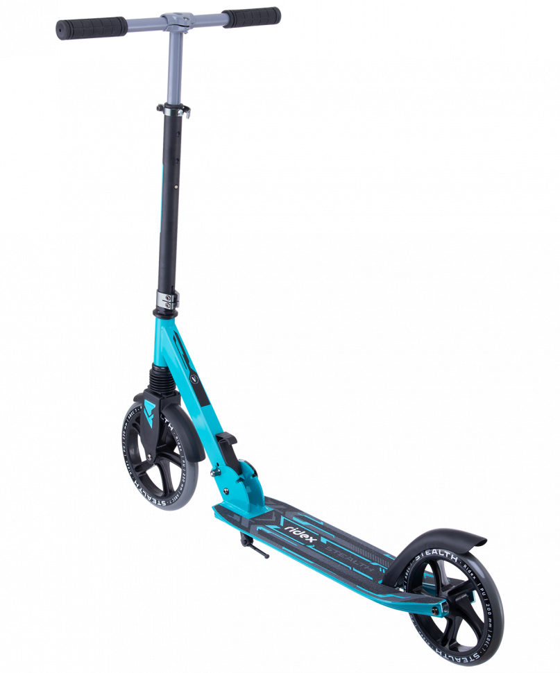 Самокат Ridex Stealth 230/200 мм - Голубой купить в Минске. Самокат Ridex Stealth 230/200 мм - Голубой купить в Минске.