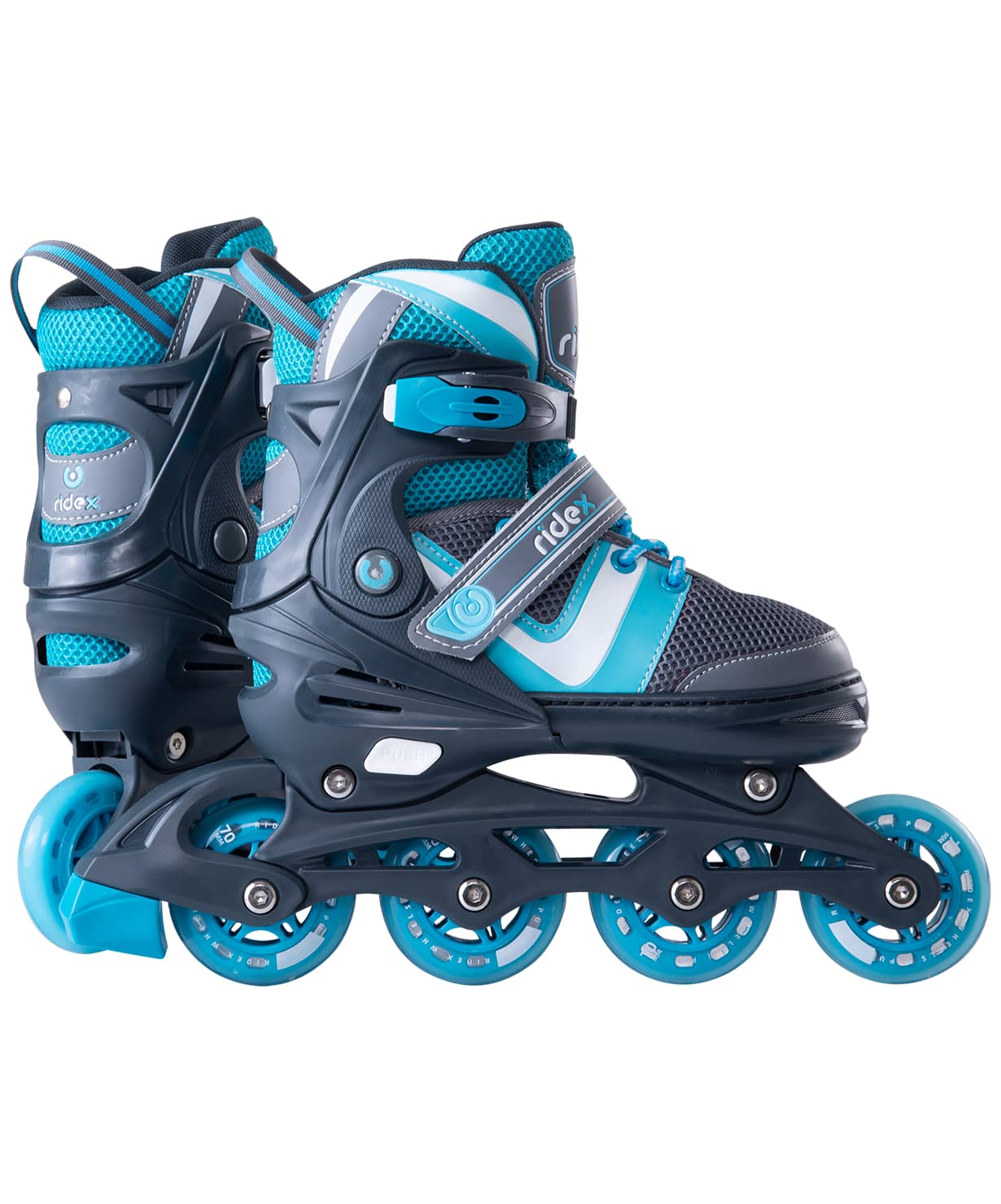 Ролики раздвижные Ridex Wing Blue, пластиковая рама купить в Минске. Ролики раздвижные Ridex Wing Blue, пластиковая рама купить в Минске.