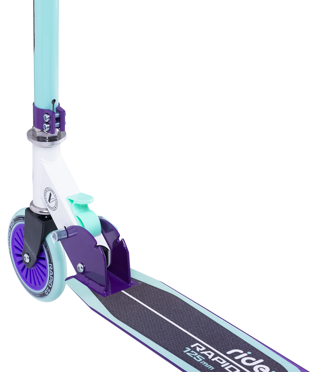 Самокат 2-х колесный RIDEX Rapid 2.0 125 мм, мятный/фиолетовый купить в Минске. Самокат 2-х колесный RIDEX Rapid 2.0 125 мм, мятный/фиолетовый купить в Минске.