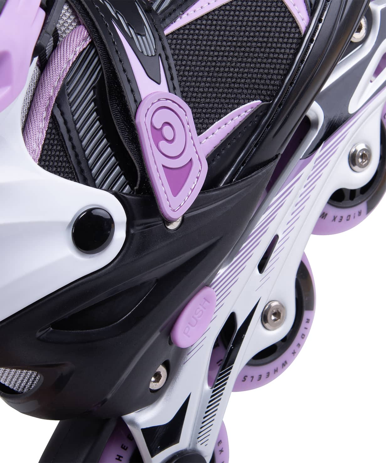 Ролики раздвижные Ridex Allure Purple (алюминиевая рама) купить в Минске. Ролики раздвижные Ridex Allure Purple (алюминиевая рама) купить в Минске.