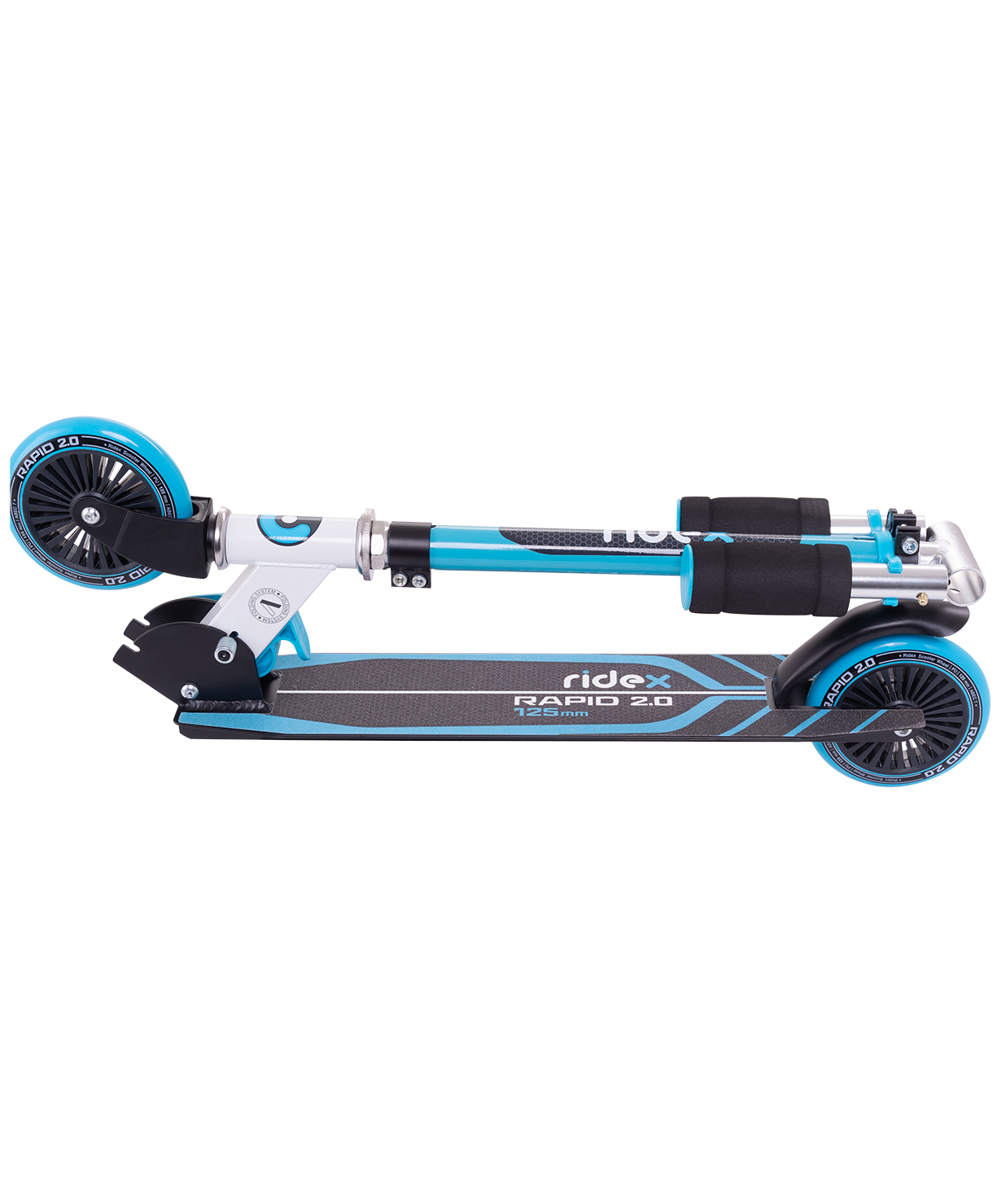 Самокат 2-х колесный RIDEX Rapid 2.0 125 мм, синий купить в Минске. Самокат 2-х колесный RIDEX Rapid 2.0 125 мм, синий купить в Минске.