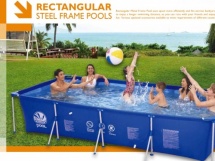 Бассейн семейный, каркасный Rectangular STEEL FRAME  POOLS JL016103NG (6075 л) купить в Минске. Бассейн семейный, каркасный Rectangular STEEL FRAME  POOLS JL016103NG (6075 л) купить в Минске.