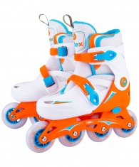 Ролики раздвижные Ridex Cricket Orange, пластиковая рама купить в Минске. Ролики раздвижные Ridex Cricket Orange, пластиковая рама купить в Минске.