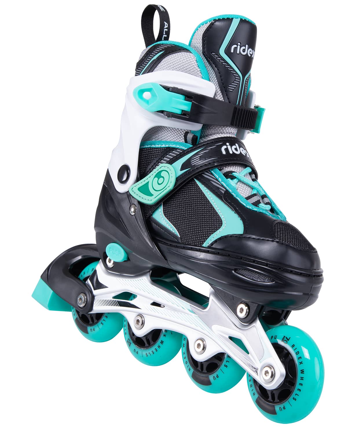 Ролики раздвижные Ridex Allure Mint (алюминиевая рама) купить в Минске. Ролики раздвижные Ridex Allure Mint (алюминиевая рама) купить в Минске.