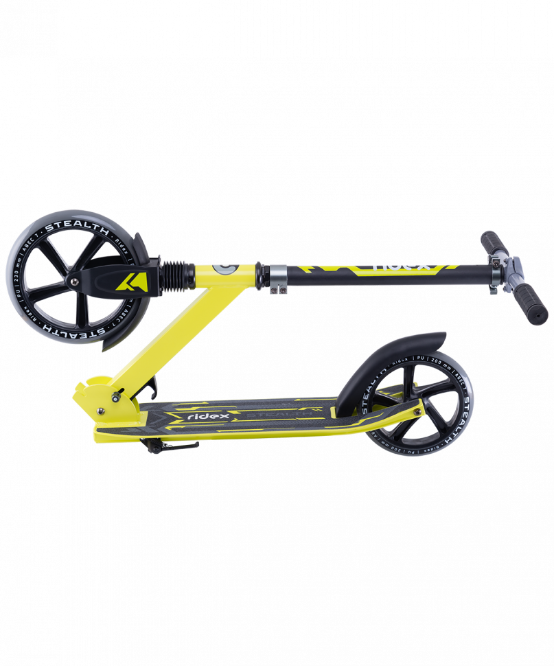 Самокат Ridex Stealth 230/200 мм - Зелёный купить в Минске. Самокат Ridex Stealth 230/200 мм - Зелёный купить в Минске.